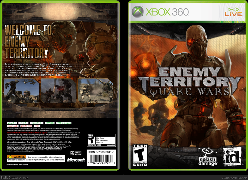 Enemy Territory: Quake Wars box cover