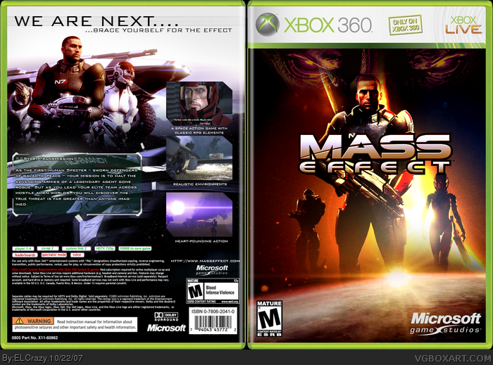 Mass Effect box art cover