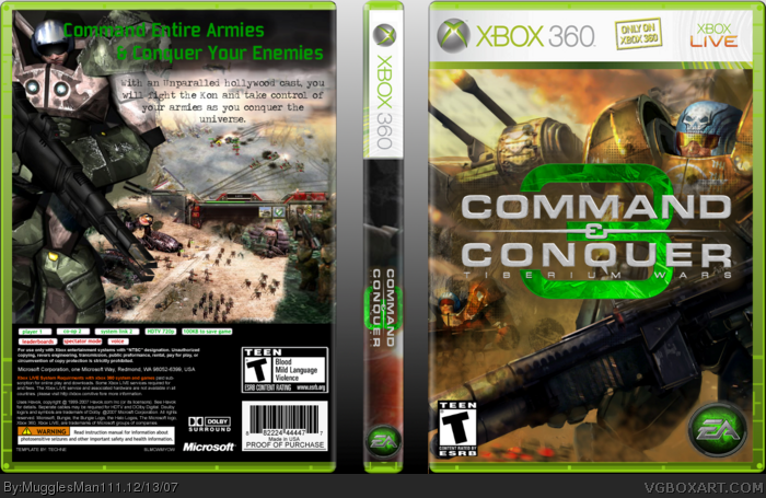 Command & Conquer 3: Tiberium Wars box art cover