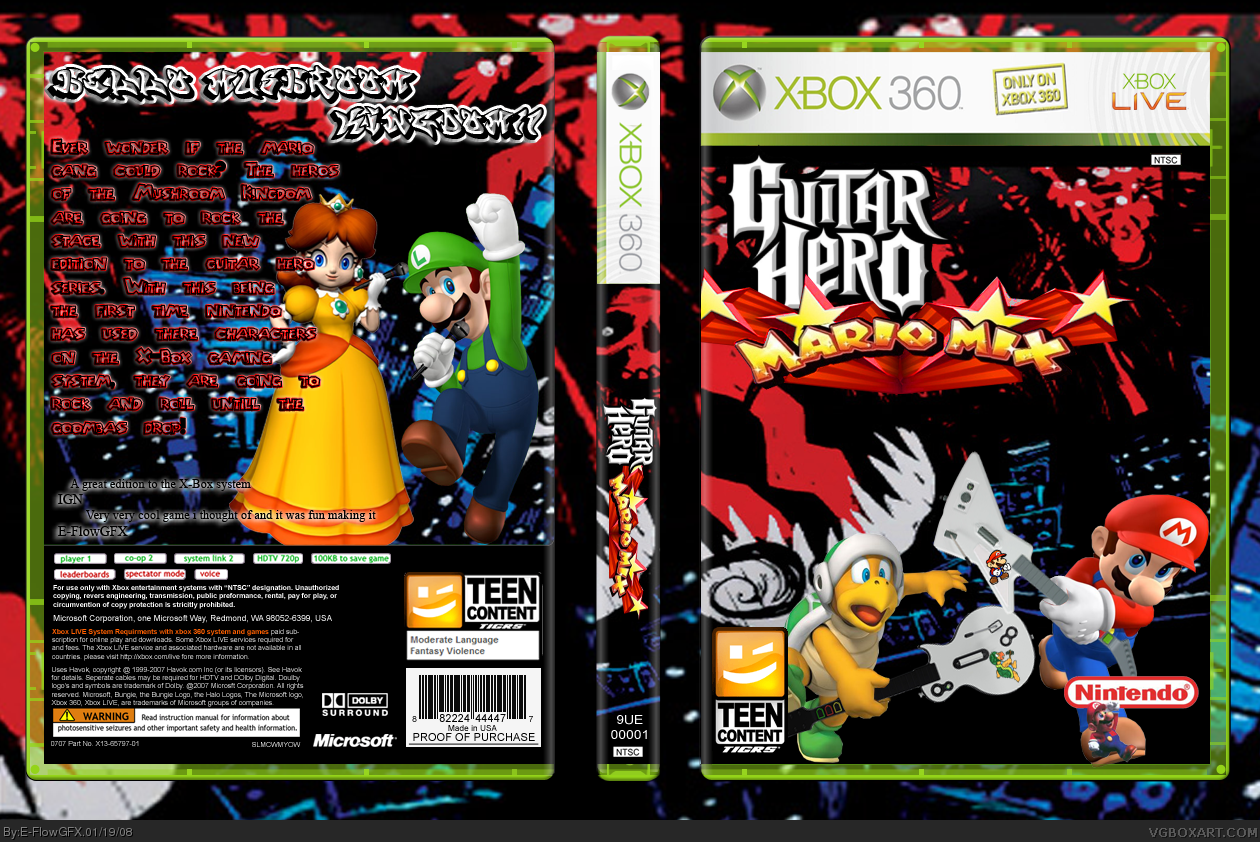 Guitar Hero: Mario Mix box cover