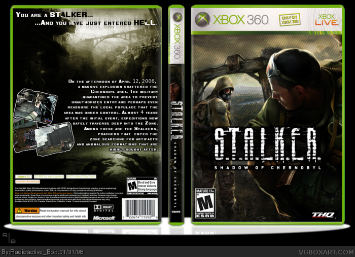 S.T.A.L.K.E.R. Shadow Of Chernobyl box art cover