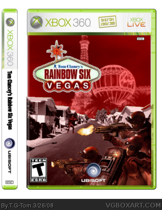 Tom Clancy's Rainbow Six Vegas box cover
