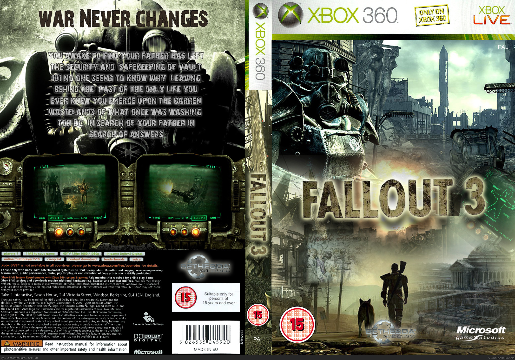 Fallout 3 box cover