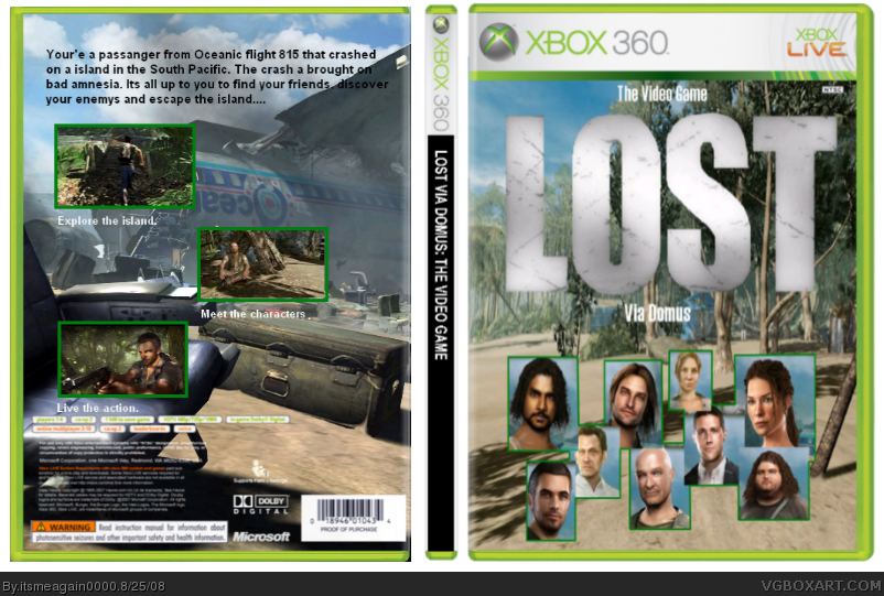 LOST: The Videogame box cover