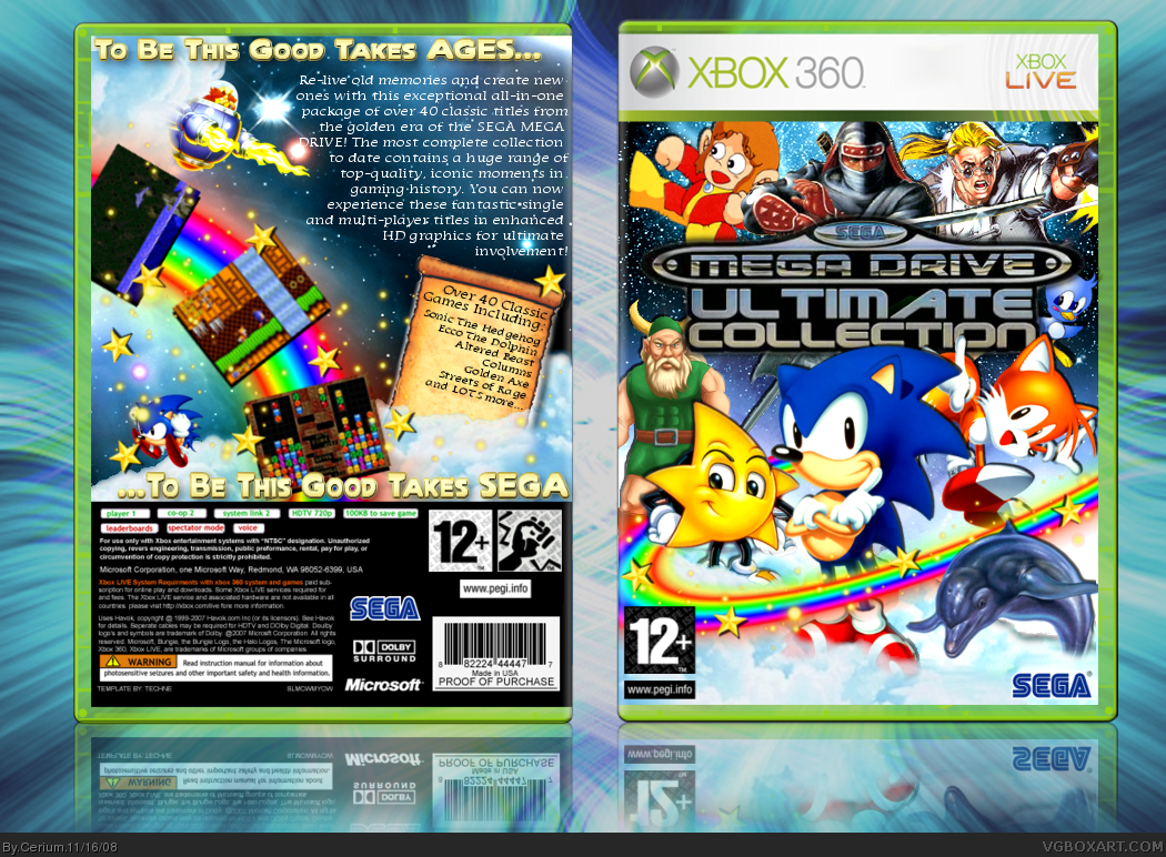Sega Megadrive Ultimate Collection box cover