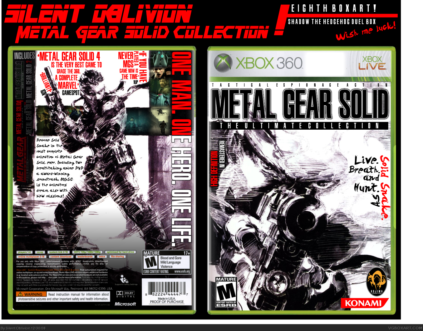 Metal Gear Solid Saga, Limited Collectors Edition box cover