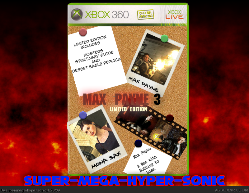 Max Payne 3 Limited Edition box cover