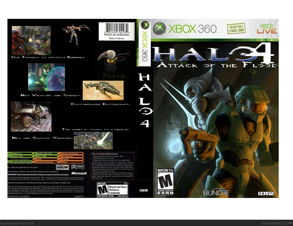 Halo 4: Attack of the Flood box cover