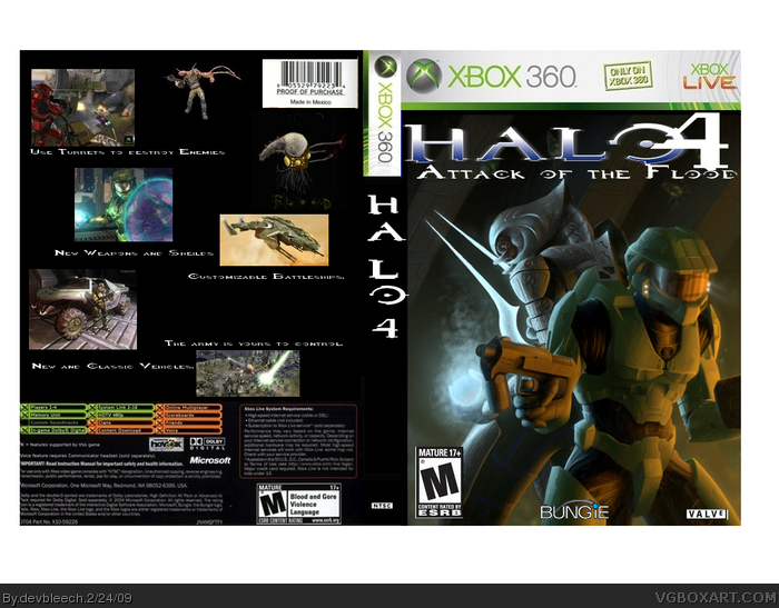 Halo 4: Attack of the Flood box art cover