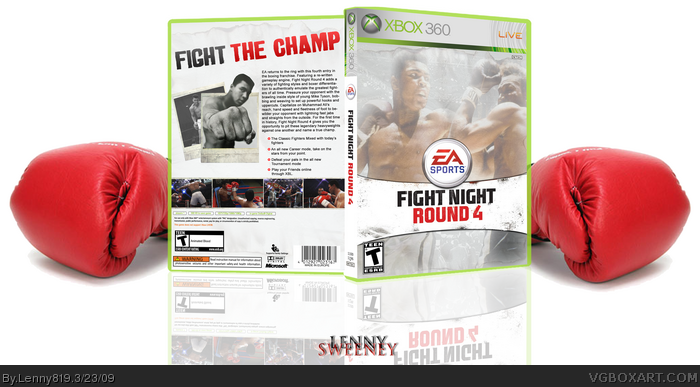 Fight Night Round 4 box art cover