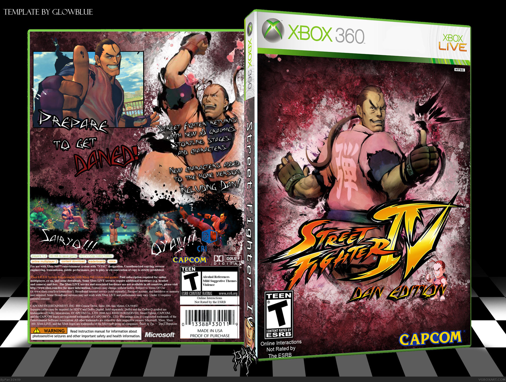 Street FIghter IV: Dan Edition box cover