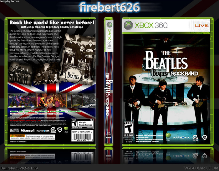 The Beatles: Rock Band box art cover