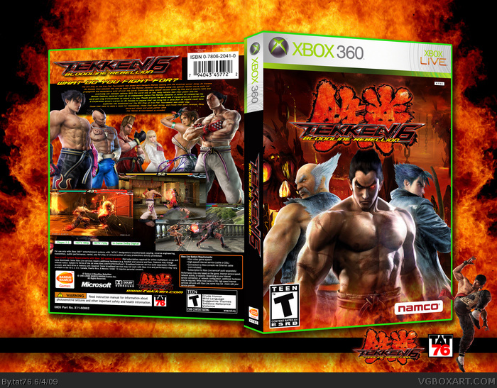 Tekken 6: Bloodline Rebellion box art cover