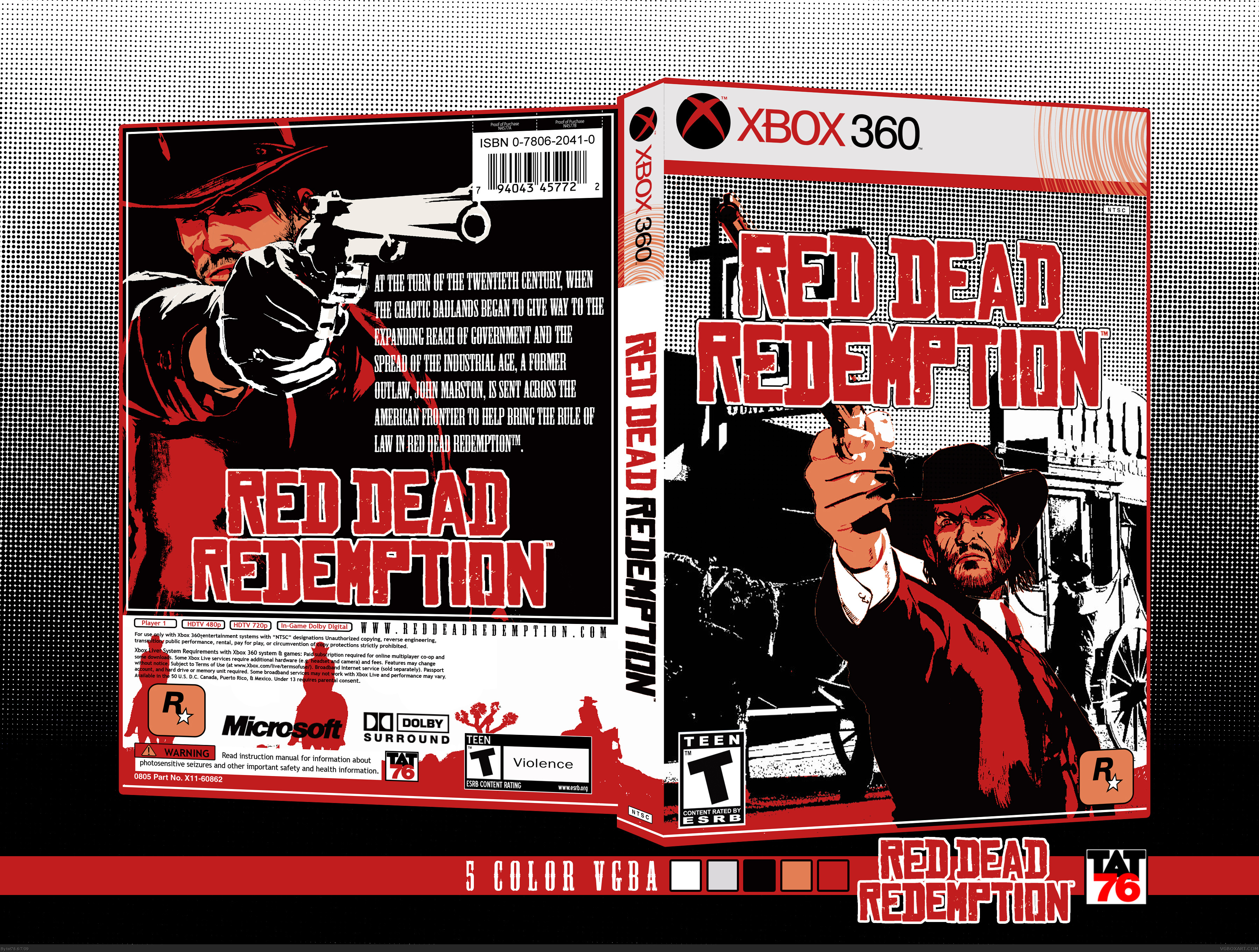 Red Dead Redemption box cover