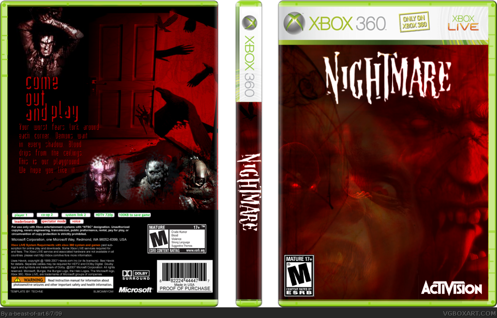Nightmare box cover