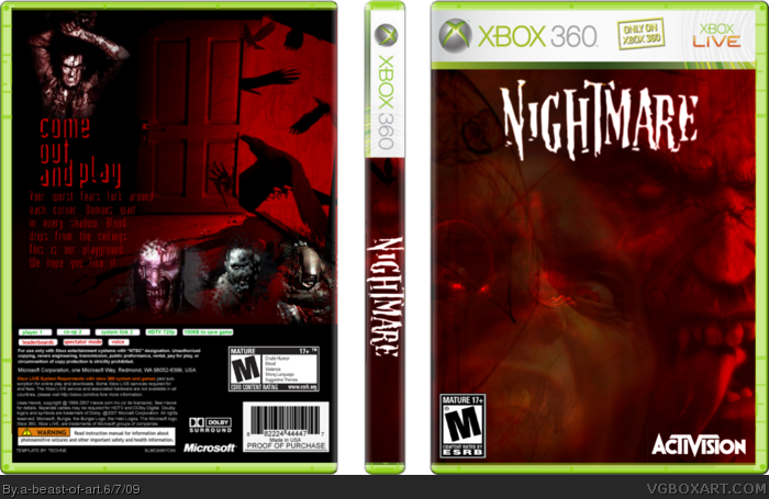 Nightmare box art cover