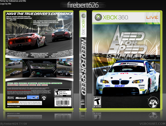 Need for Speed: Shift box art cover