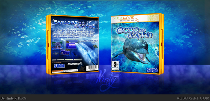 Ecco The Dolphin (XBLA) box art cover