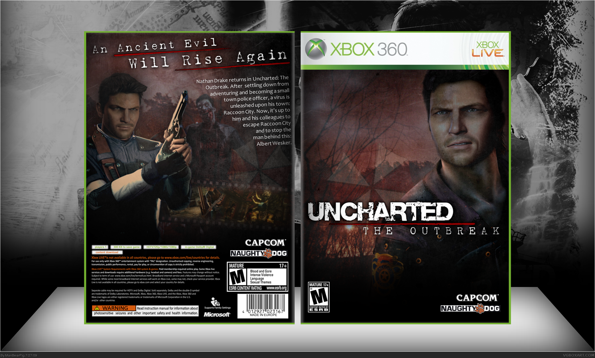 Uncharted: The Outbreak box cover