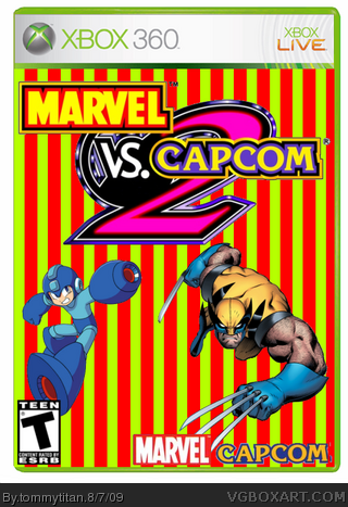 Marvel Vs. Capcom 2 box cover