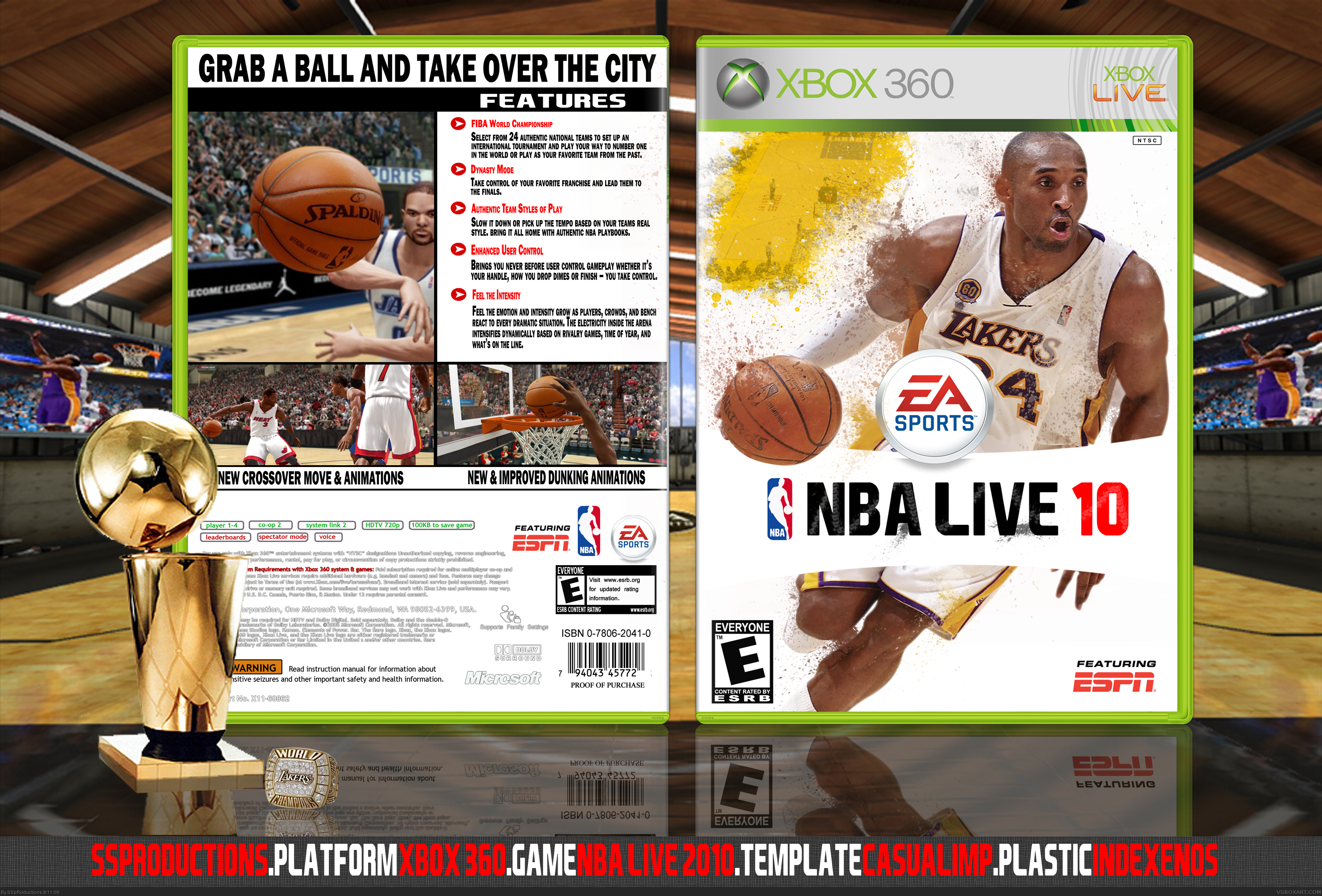 NBA Live 2010 box cover