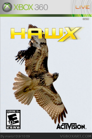 HAWX box art cover