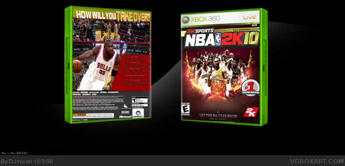 NBA 2k10 box art cover