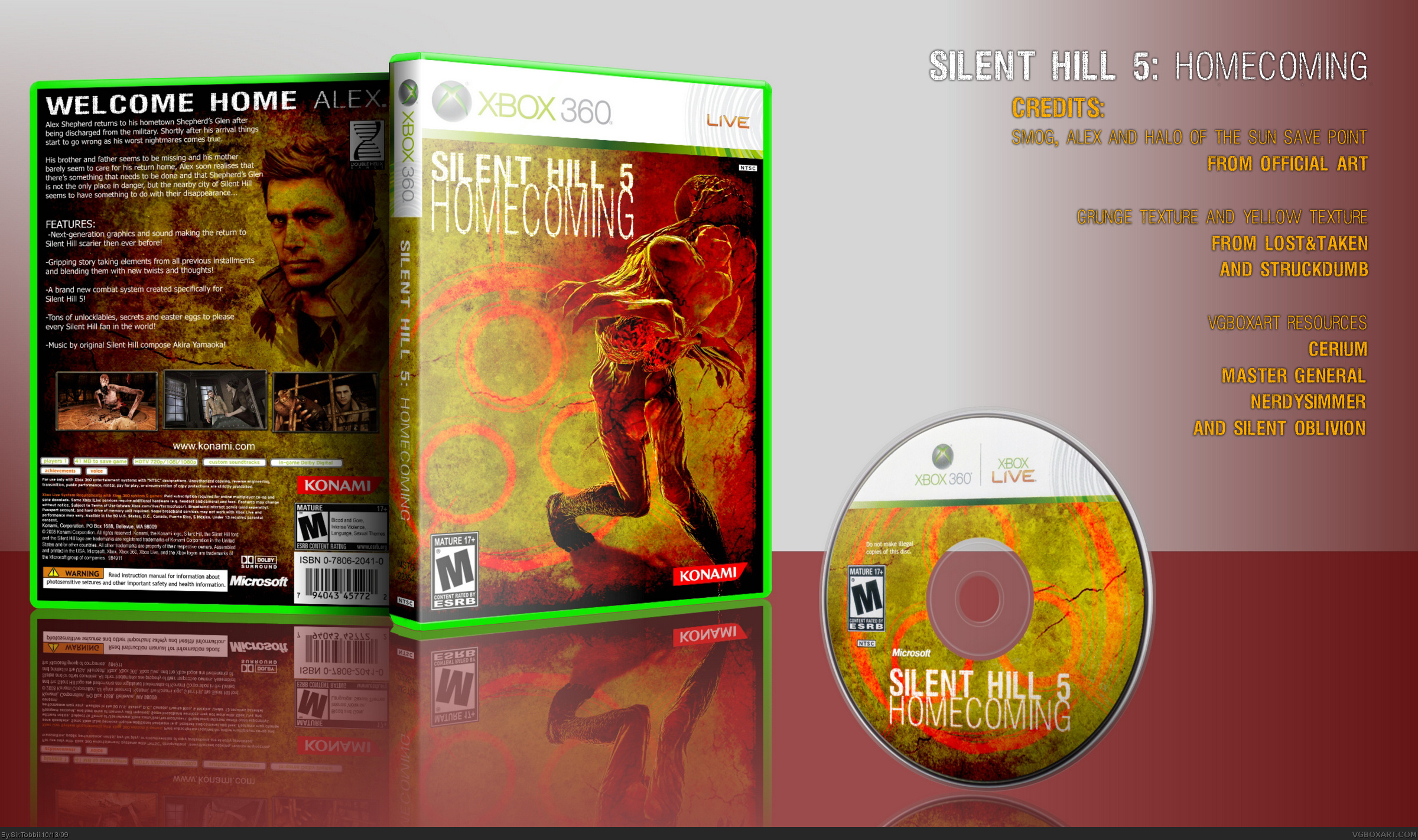 Silent Hill Homecoming box cover