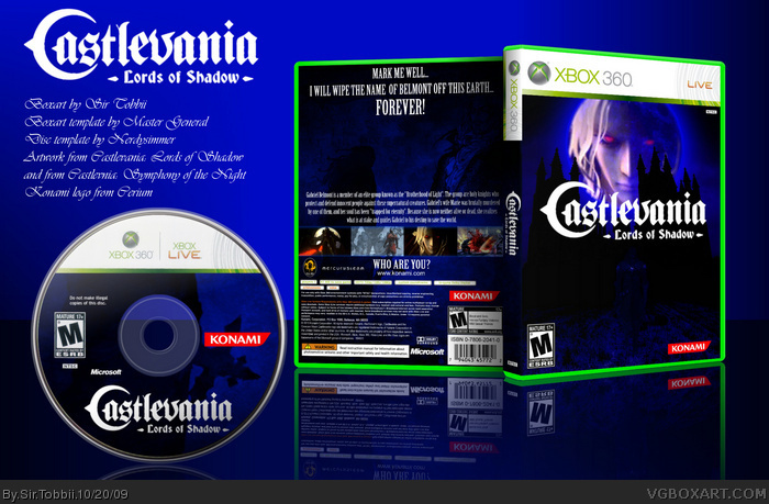 Castlevania: Lords of Shadow box art cover