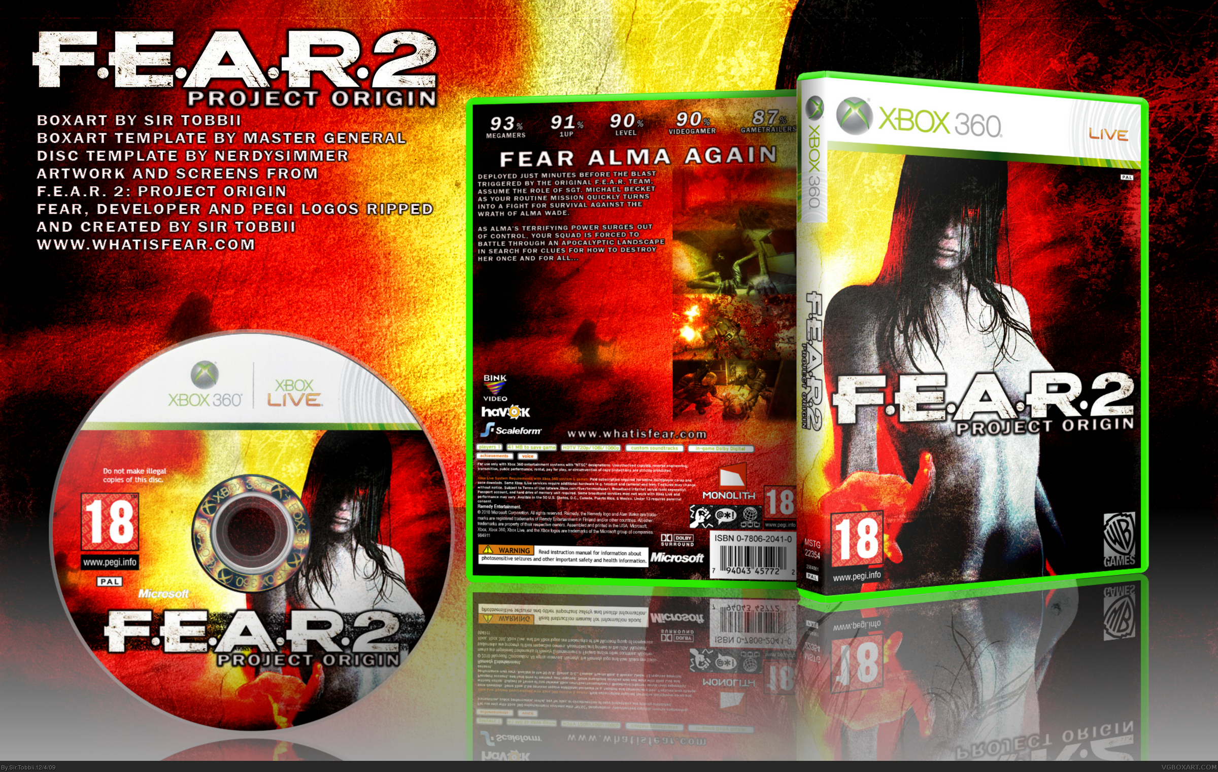 F.E.A.R. 2 Project Origin box cover