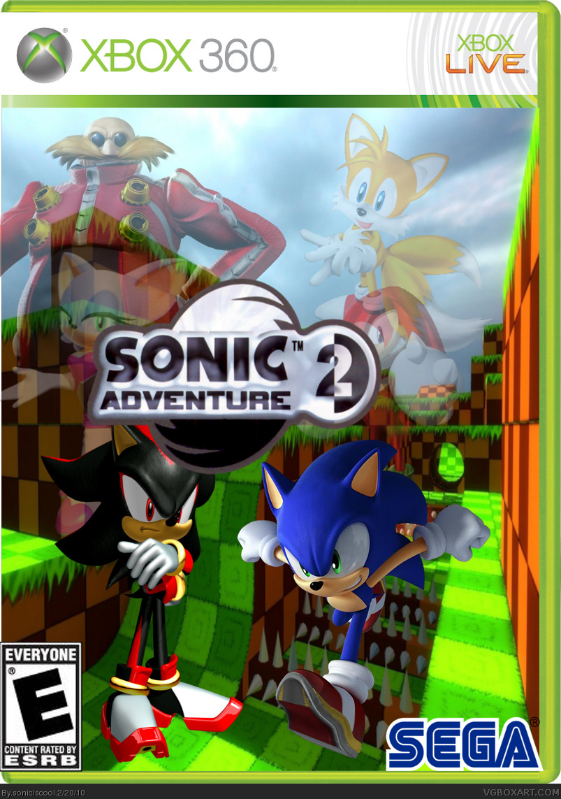 Sonic Adventure 2 box cover