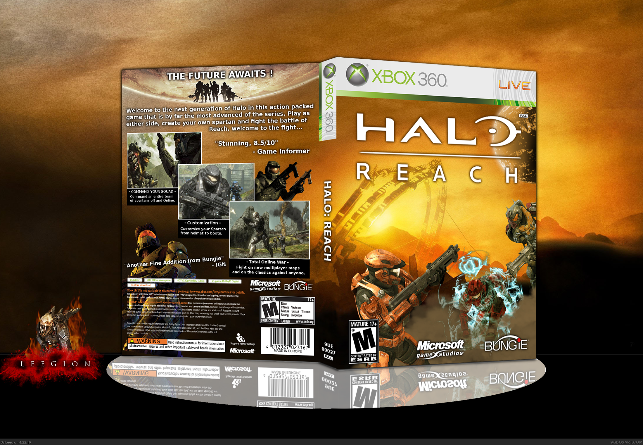 Halo: Reach box cover