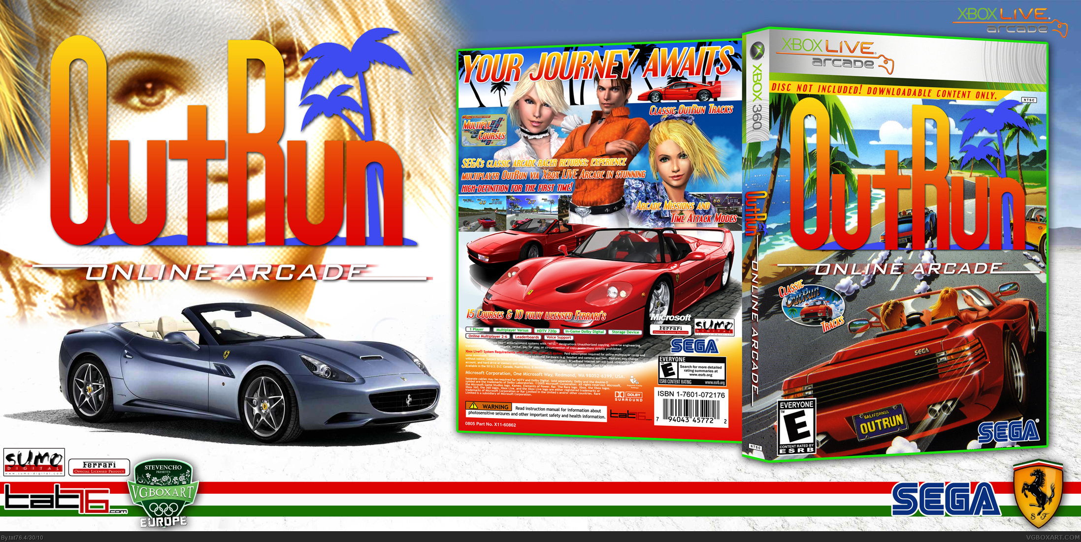 Outrun Online Arcade box cover