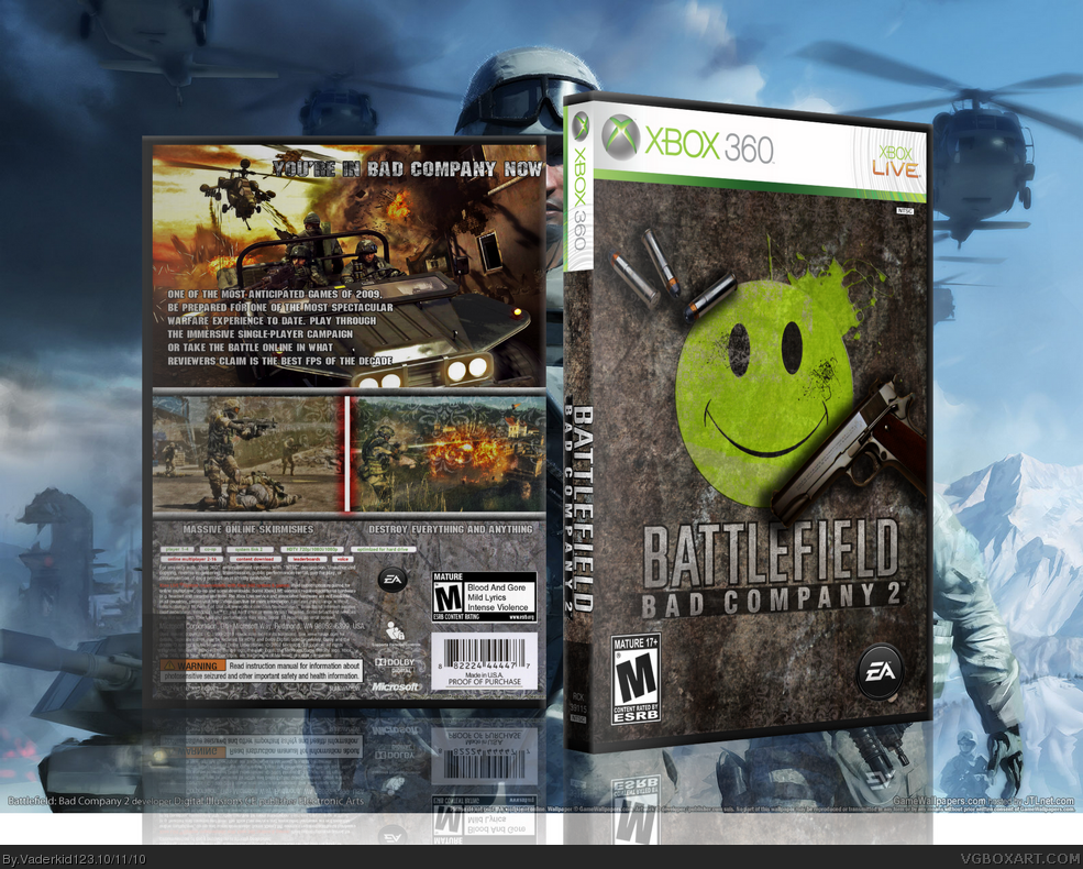 Battlefield: Bad Company 2 box cover