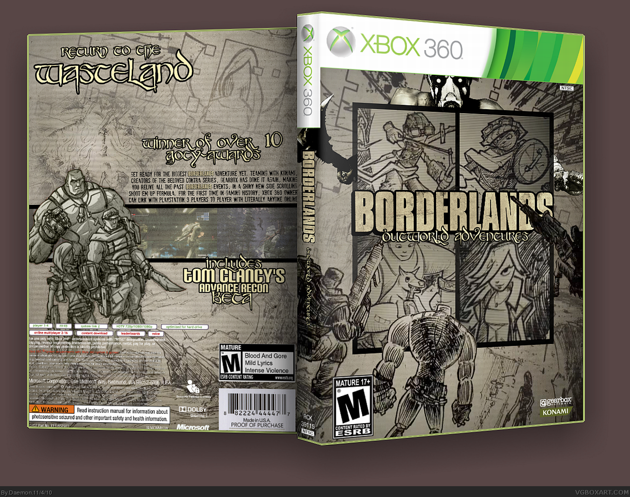 Borderlands: Outland Adventures box cover