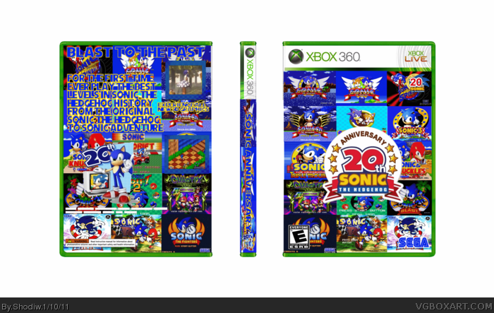 Sonic Anniversary box art cover