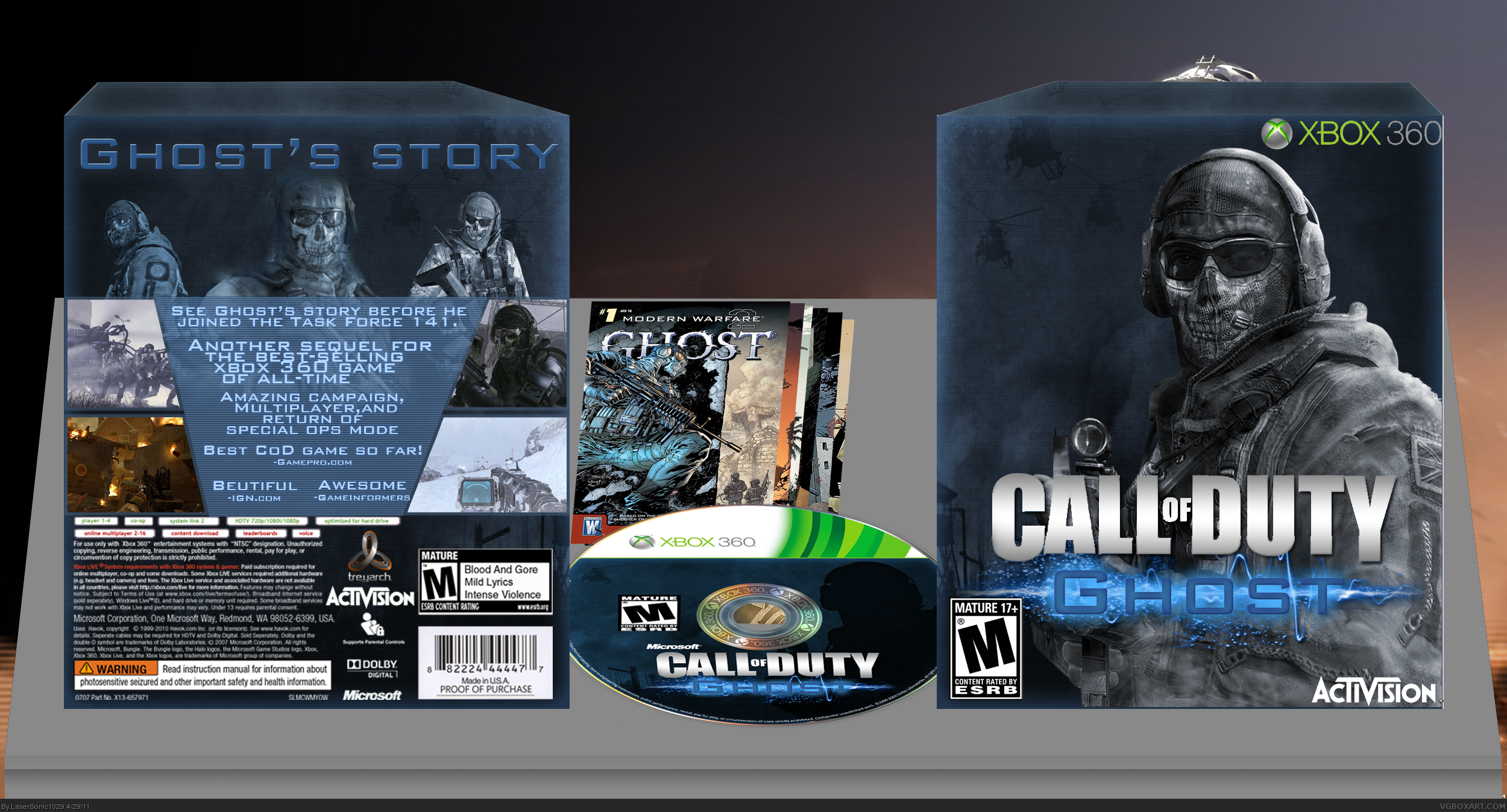 Call Of Duty: Ghost box cover