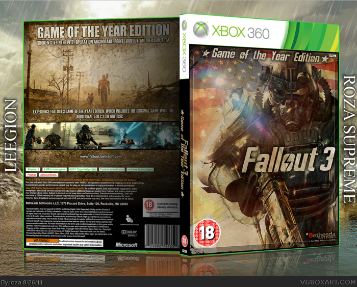 Fallout 3: Game of the Year Edition box art cover