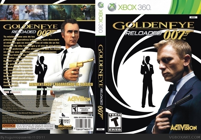 GoldenEye Reloaded 007 box art cover