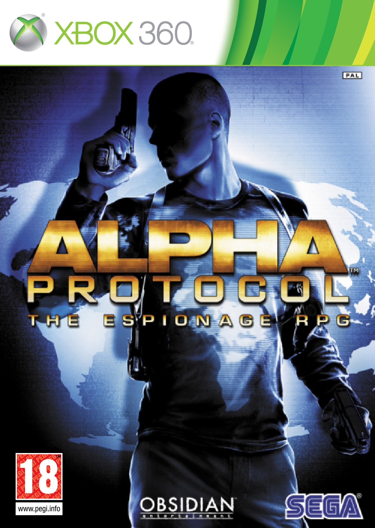 Alpha protocol: the espionage RPG box cover