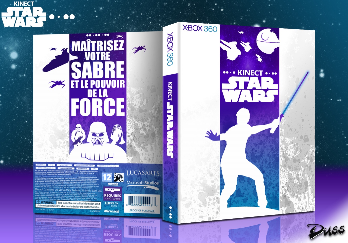 Kinect Star Wars box cover