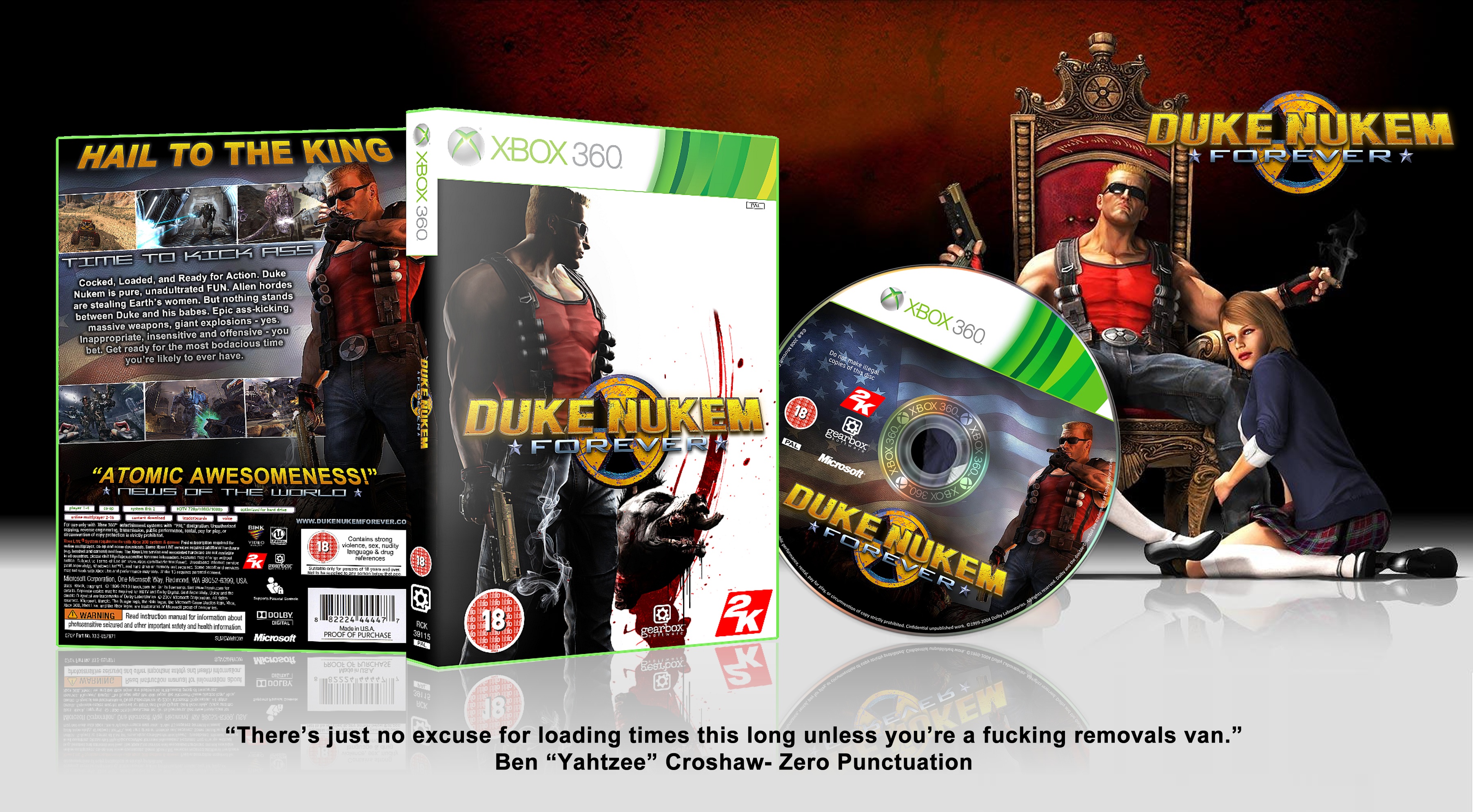 Duke Nukem Forever box cover