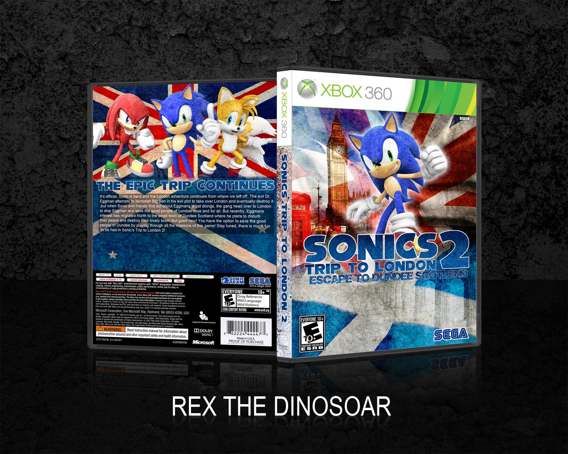 Sonic's Trip to London 2 box cover