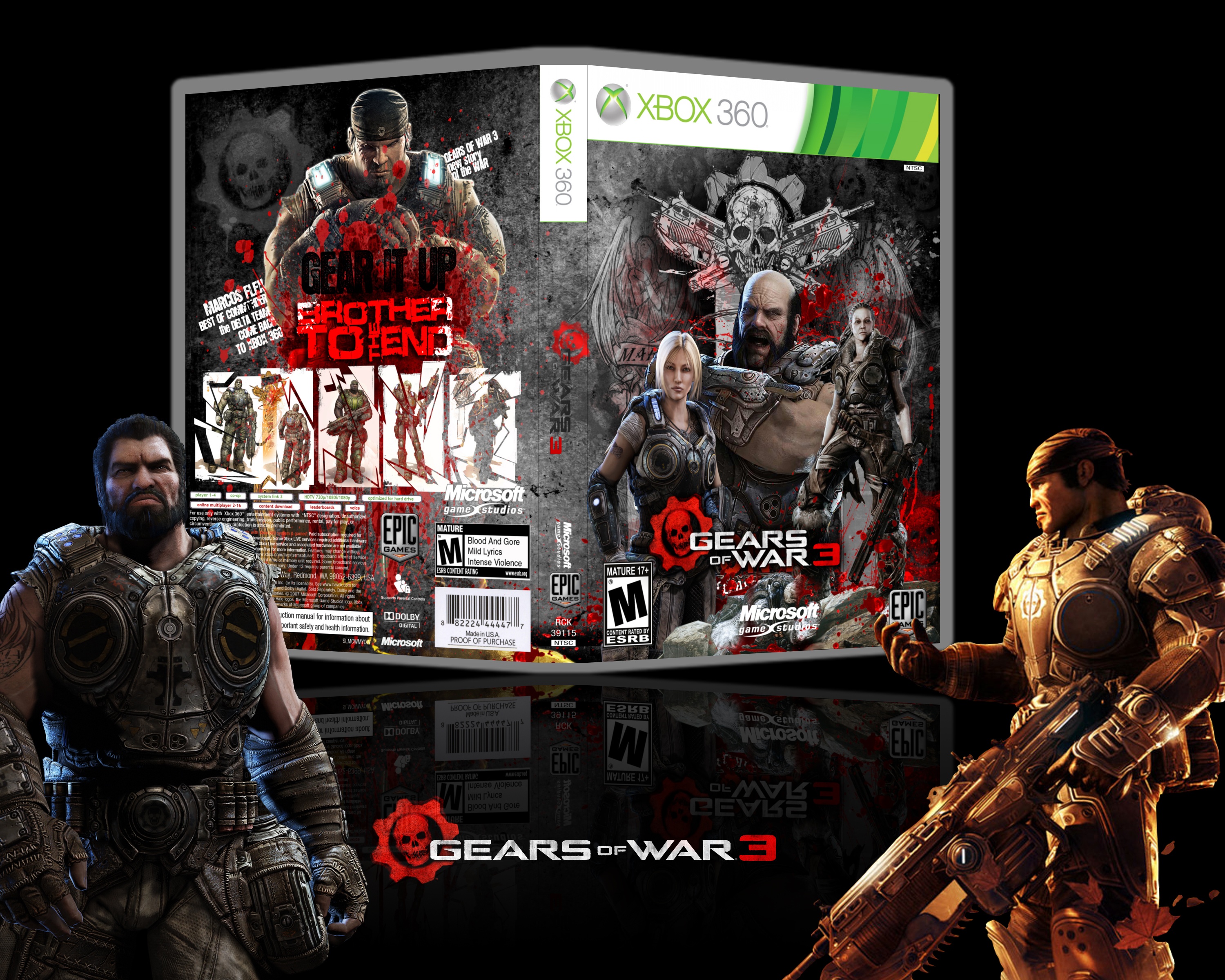 Gears of War 3 box cover