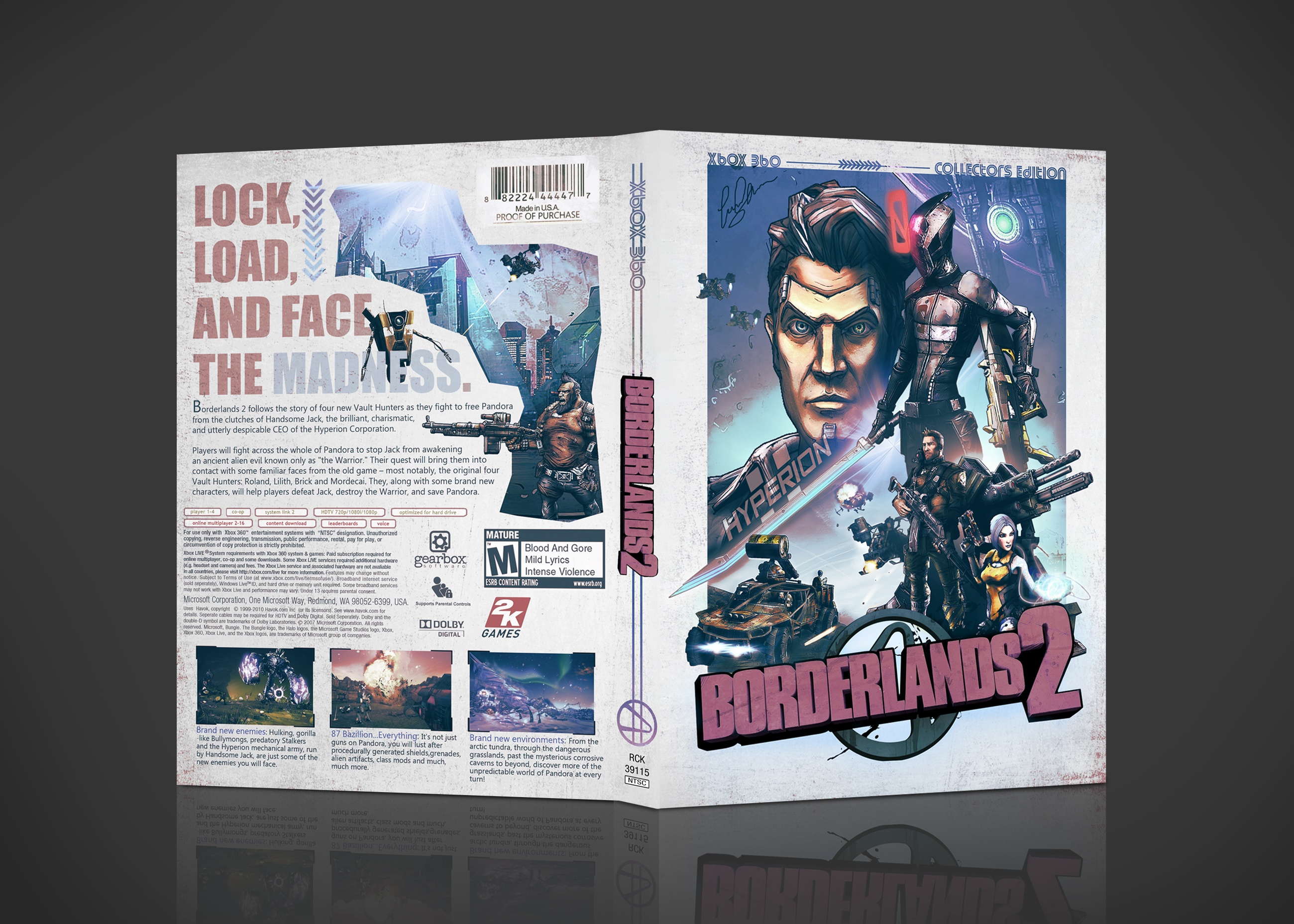 Borderlands 2 Collectors Edition box cover