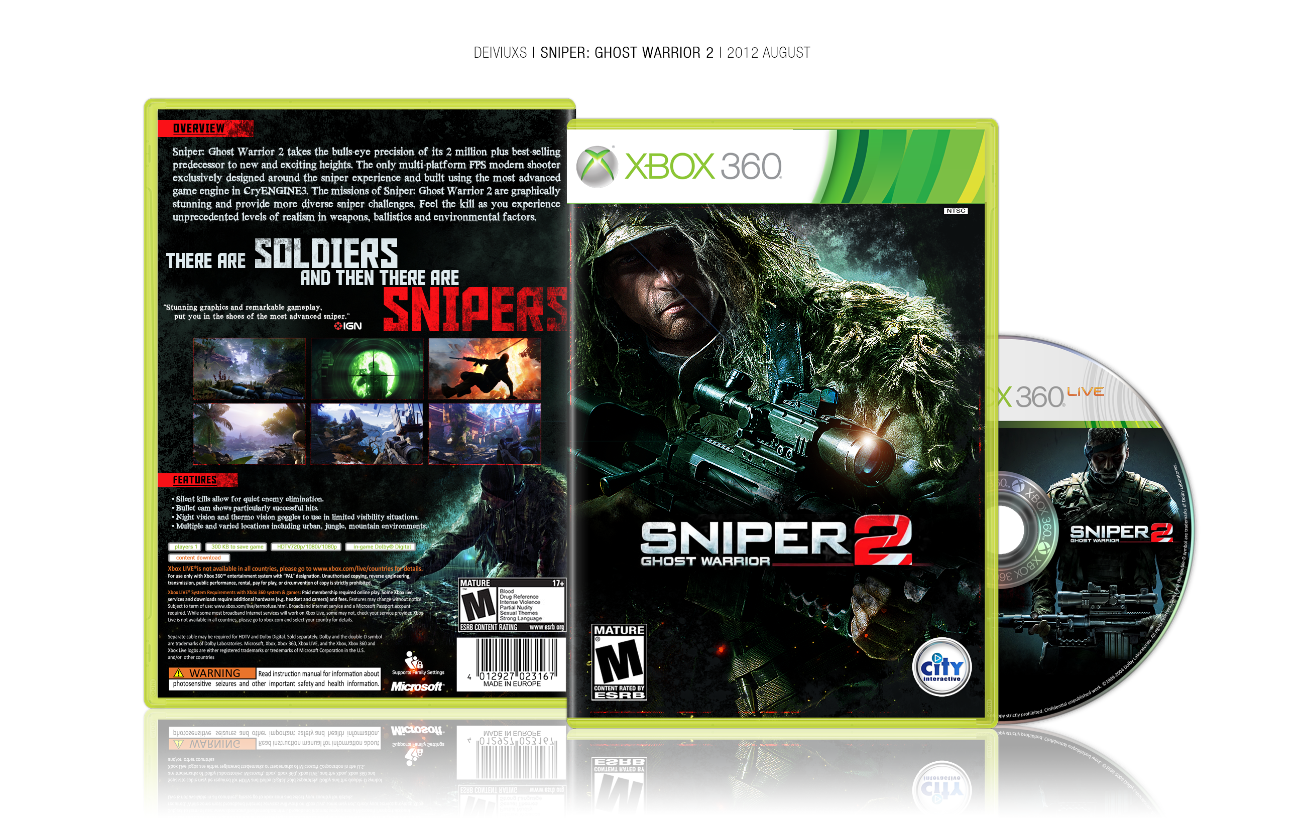 Sniper Ghost Warrior 2 box cover
