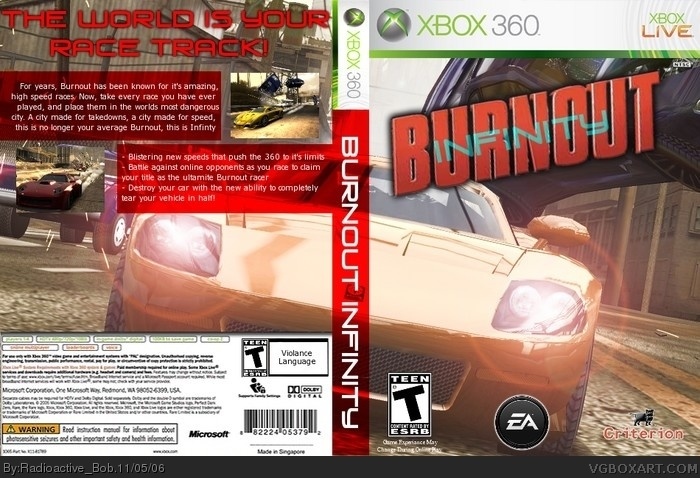 Burnout: Infinity box art cover