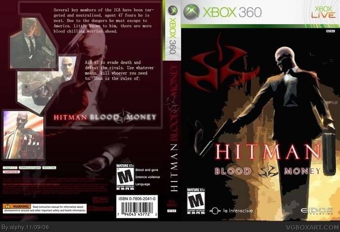 Hitman: Blood Money box art cover