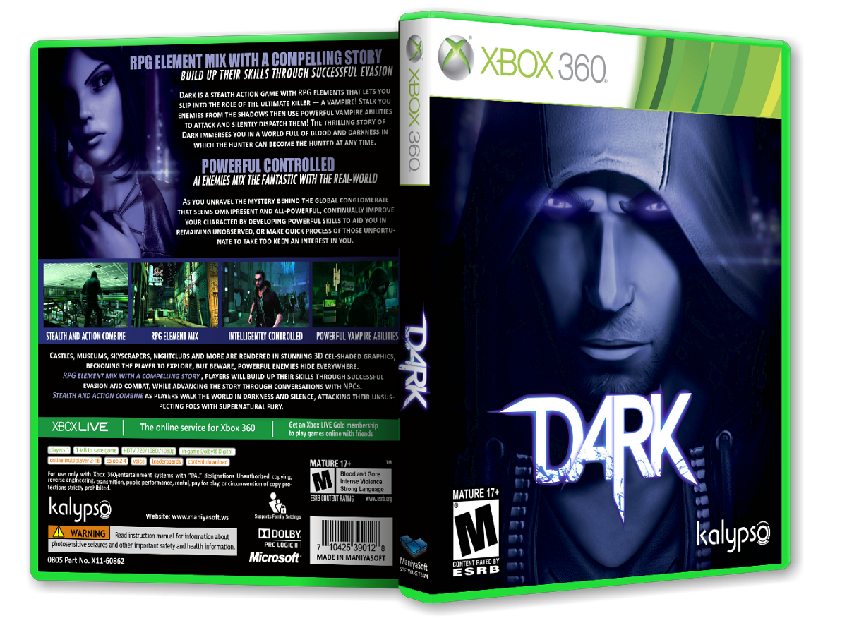 Dark box cover