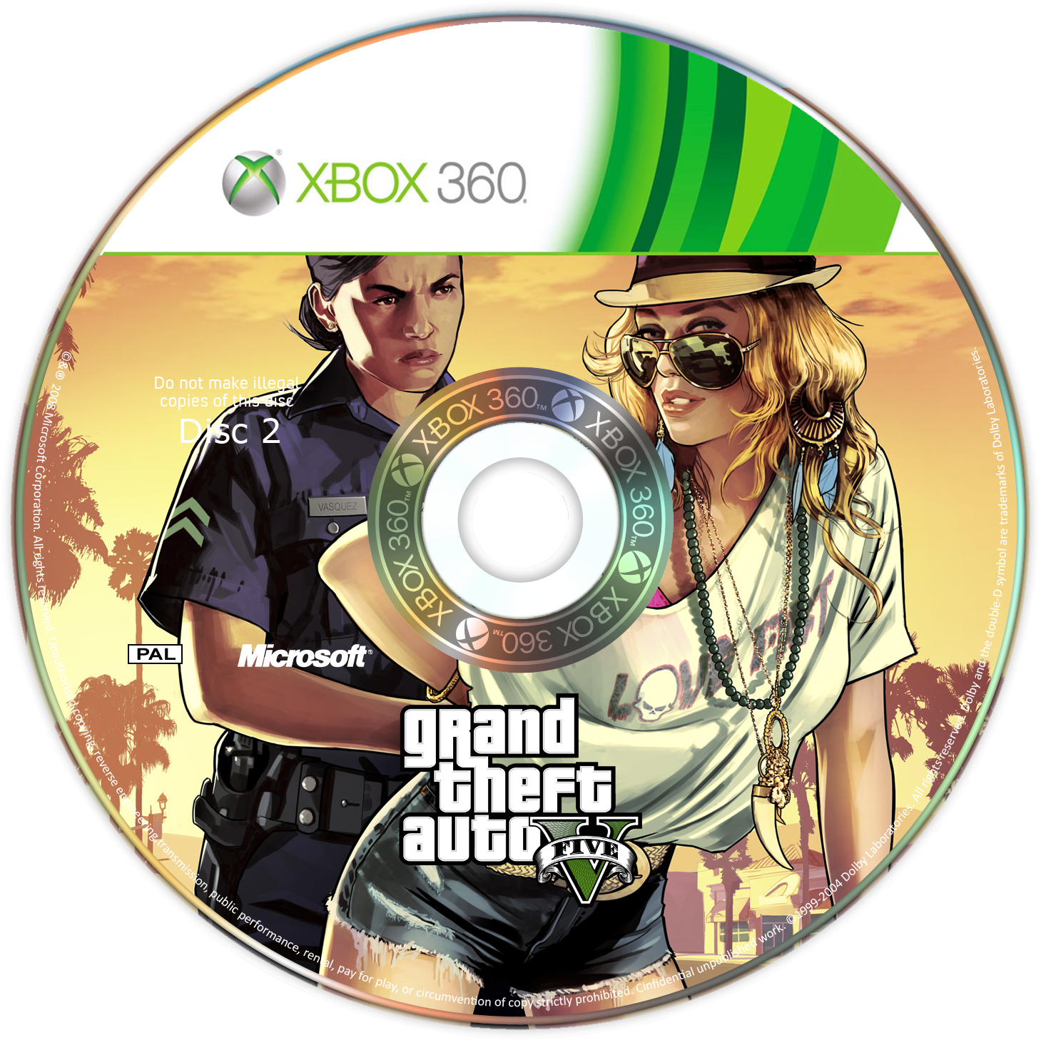 GTA V Disc 2 box cover